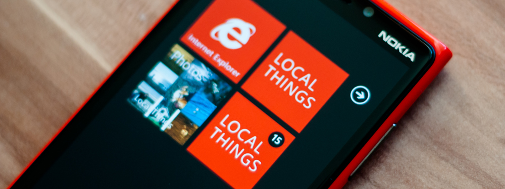 How to create a Windows Phone Live Tile in the style of the People Hub