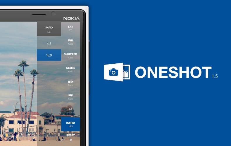 OneShot 1.5 now available in the Windows Phone Store