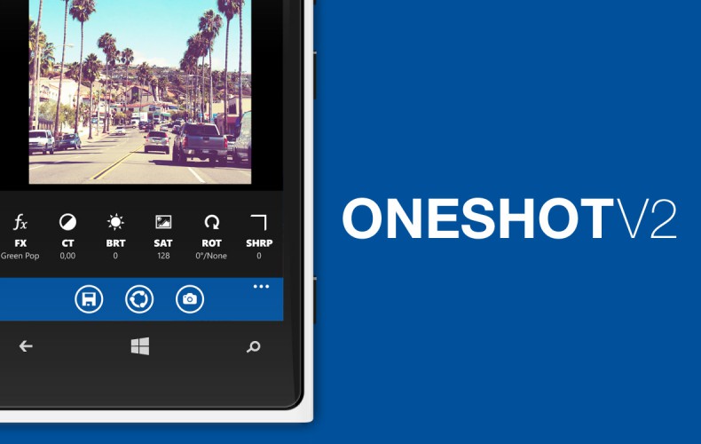 OneShot 2.0 now available in the store, combines photo editing with real-time filters